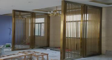 簡易方管不銹鋼屏風